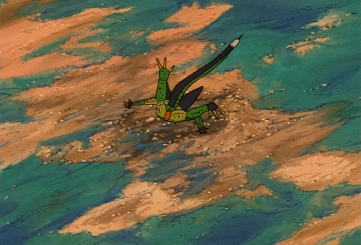 Dragon Ball Z Ep 151: One Final Remaining Hope… The Silent Warrior No. 16 Takes Action!! @ 18:51