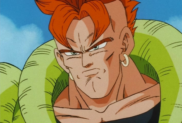 Dragon Ball Z Ep 151: One Final Remaining Hope… The Silent Warrior No. 16 Takes Action!! @ 19:02