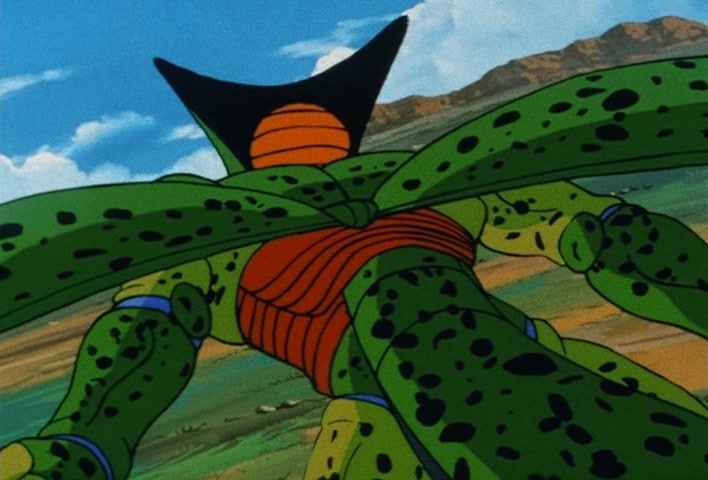 Dragon Ball Z Ep 151: One Final Remaining Hope… The Silent Warrior No. 16 Takes Action!! @ 19:25
