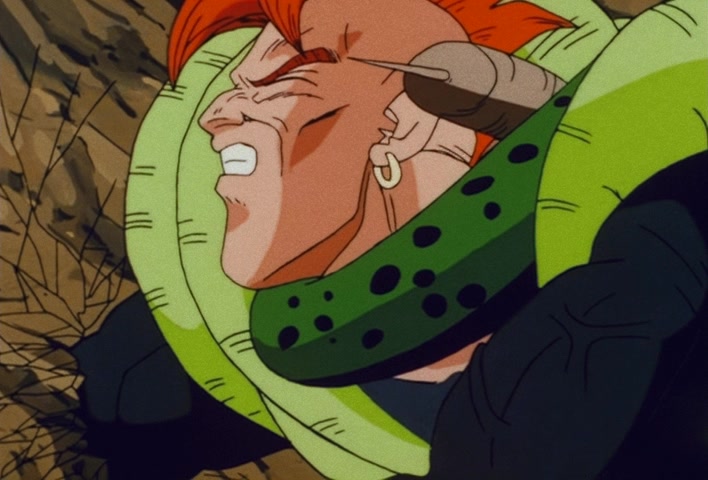 Dragon Ball Z Ep 151: One Final Remaining Hope… The Silent Warrior No. 16 Takes Action!! @ 19:43