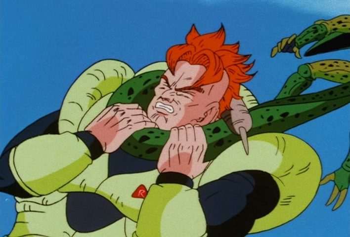 Dragon Ball Z Ep 151: One Final Remaining Hope… The Silent Warrior No. 16 Takes Action!! @ 19:54