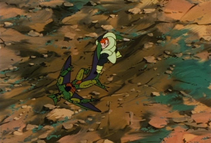 Dragon Ball Z Ep 151: One Final Remaining Hope… The Silent Warrior No. 16 Takes Action!! @ 20:35