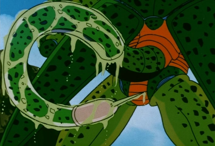 Dragon Ball Z Ep 151: One Final Remaining Hope… The Silent Warrior No. 16 Takes Action!! @ 21:45