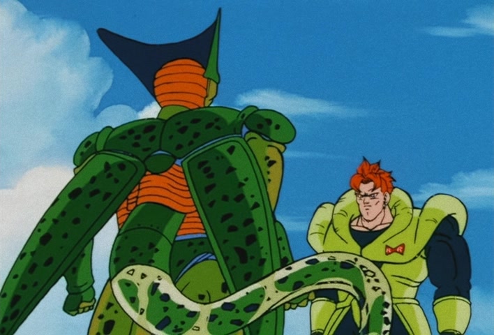 Dragon Ball Z Ep 151: One Final Remaining Hope… The Silent Warrior No. 16 Takes Action!! @ 21:50