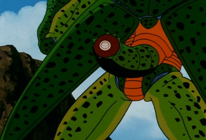Dragon Ball Z Ep 152: No. 17 is Swallowed… The Transforming Cell is a Super Gourmet @ 02:36