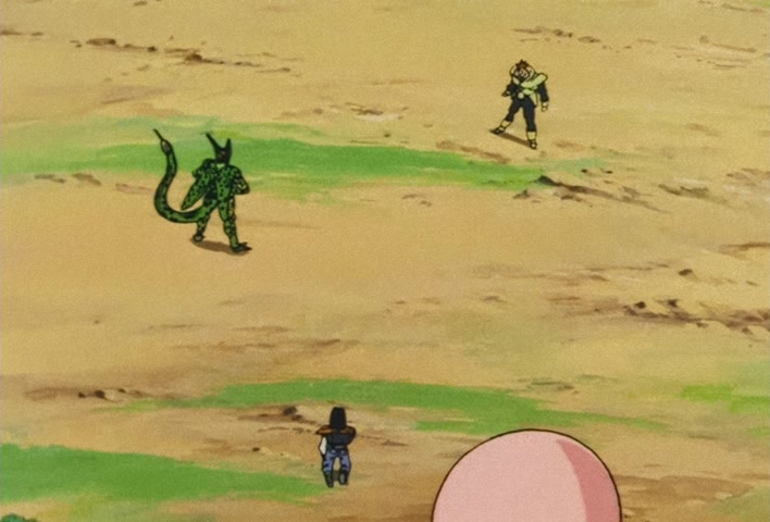 Dragon Ball Z Ep 152: No. 17 is Swallowed… The Transforming Cell is a Super Gourmet @ 03:11