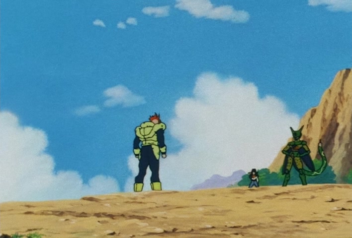 Dragon Ball Z Ep 152: No. 17 is Swallowed… The Transforming Cell is a Super Gourmet @ 03:23
