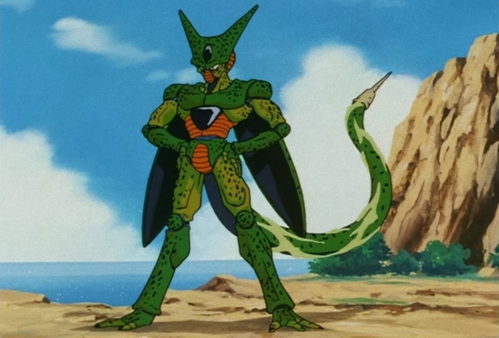 Dragon Ball Z Ep 152: No. 17 is Swallowed… The Transforming Cell is a Super Gourmet @ 03:34