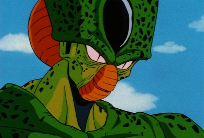 Dragon Ball Z Ep 152: No. 17 is Swallowed… The Transforming Cell is a Super Gourmet @ 03:46