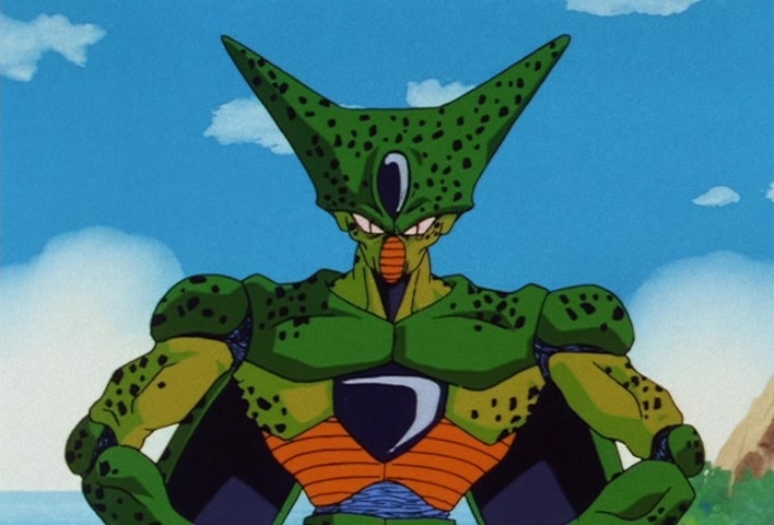 Dragon Ball Z Ep 152: No. 17 is Swallowed… The Transforming Cell is a Super Gourmet @ 04:15