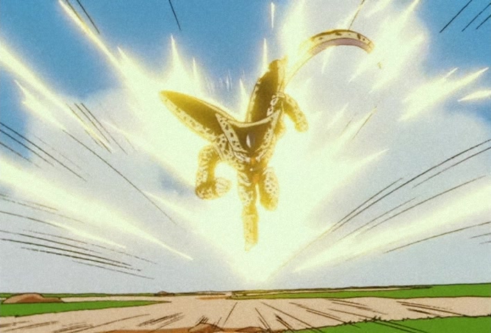 Dragon Ball Z Ep 152: No. 17 is Swallowed… The Transforming Cell is a Super Gourmet @ 04:21