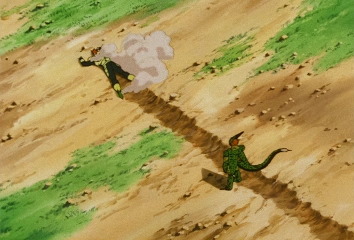 Dragon Ball Z Ep 152: No. 17 is Swallowed… The Transforming Cell is a Super Gourmet @ 04:56