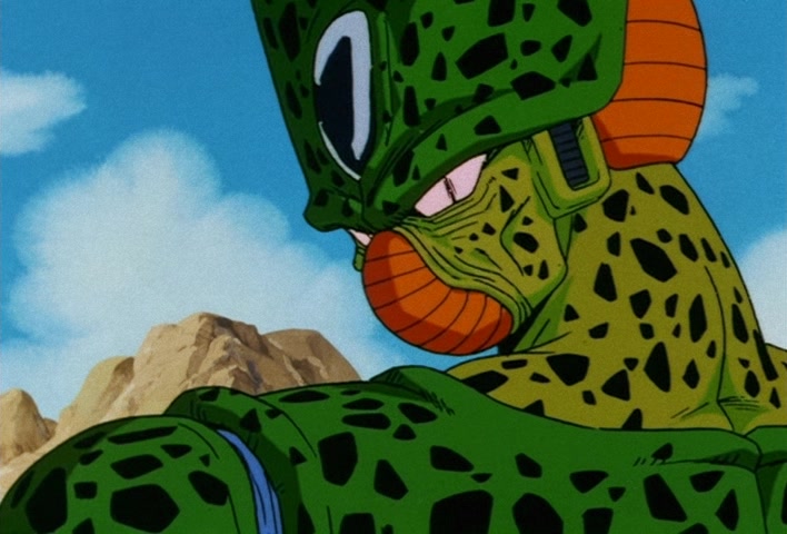 Dragon Ball Z Ep 152: No. 17 is Swallowed… The Transforming Cell is a Super Gourmet @ 05:13