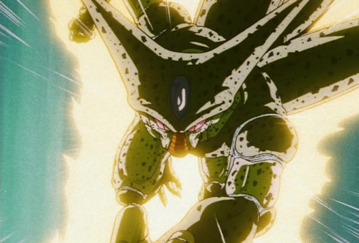 Dragon Ball Z Ep 152: No. 17 is Swallowed… The Transforming Cell is a Super Gourmet @ 05:25
