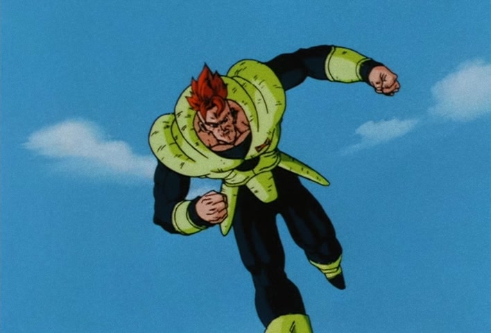 Dragon Ball Z Ep 152: No. 17 is Swallowed… The Transforming Cell is a Super Gourmet @ 05:42
