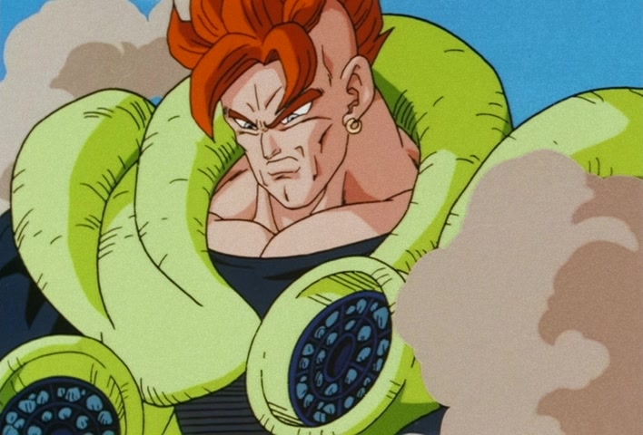 Dragon Ball Z Ep 152: No. 17 is Swallowed… The Transforming Cell is a Super Gourmet @ 08:30