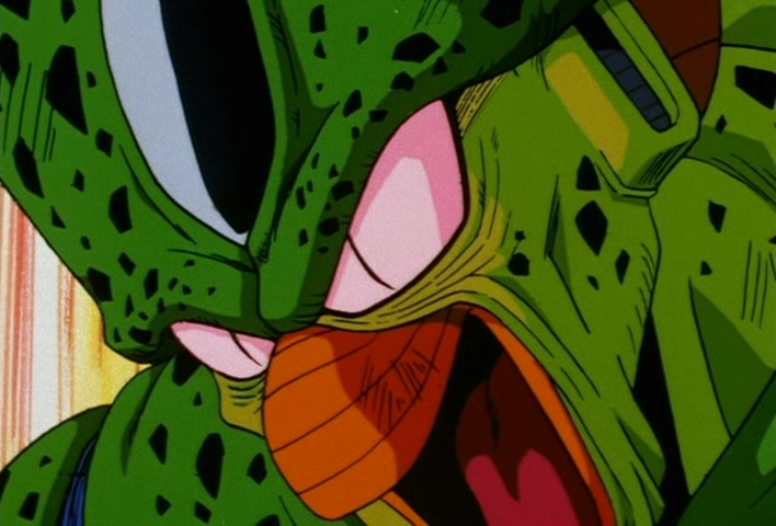 Dragon Ball Z Ep 152: No. 17 is Swallowed… The Transforming Cell is a Super Gourmet @ 09:51