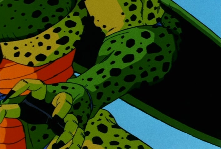 Dragon Ball Z Ep 152: No. 17 is Swallowed… The Transforming Cell is a Super Gourmet @ 10:32