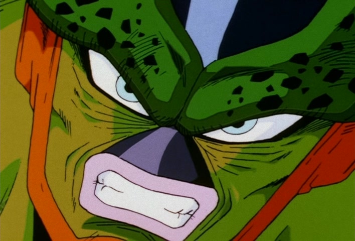 Dragon Ball Z Ep 152: No. 17 is Swallowed… The Transforming Cell is a Super Gourmet @ 22:31