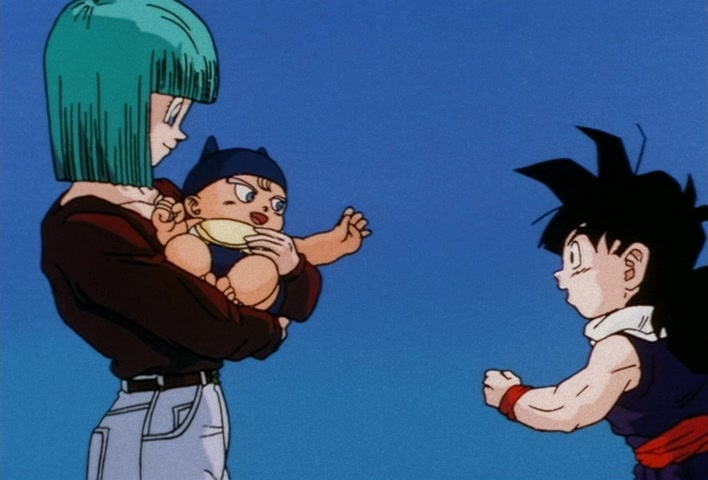 Dragon Ball Z Ep 154: I'll Finish Everything!! A Reborn Vegeta, Father and Son, Sally Forth @ 08:48