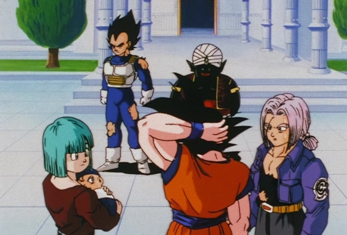 Dragon Ball Z Ep 154: I'll Finish Everything!! A Reborn Vegeta, Father and Son, Sally Forth @ 09:40