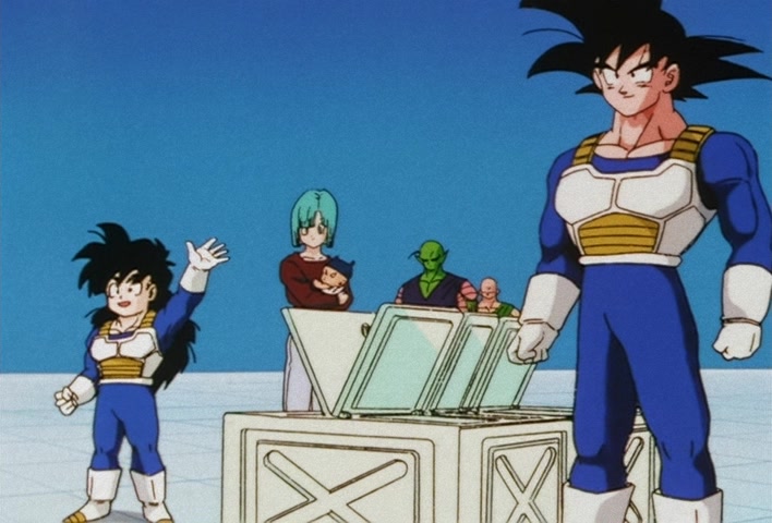 Dragon Ball Z Ep 154: I'll Finish Everything!! A Reborn Vegeta, Father and Son, Sally Forth @ 12:11