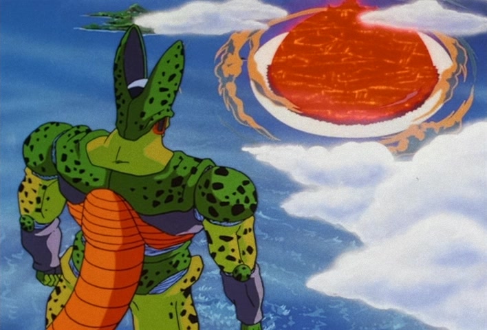 Dragon Ball Z Ep 156: On Your Knees, Cell! I am Super Vegeta!! @ 01:56