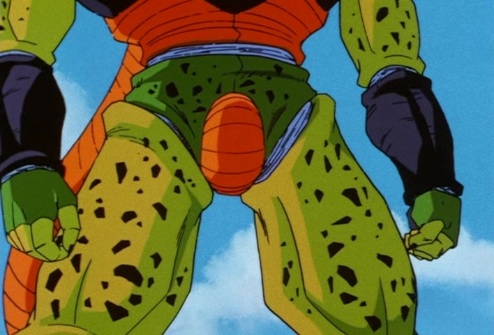 Dragon Ball Z Ep 156: On Your Knees, Cell! I am Super Vegeta!! @ 02:19