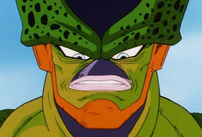 Dragon Ball Z Ep 156: On Your Knees, Cell! I am Super Vegeta!! @ 02:31