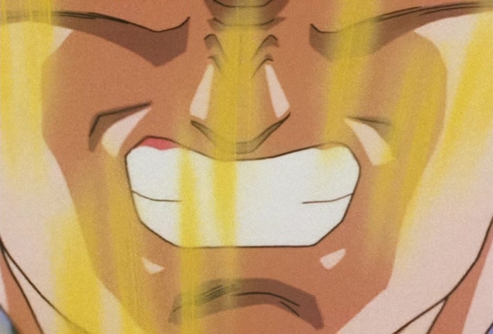 Dragon Ball Z Ep 156: On Your Knees, Cell! I am Super Vegeta!! @ 03:06