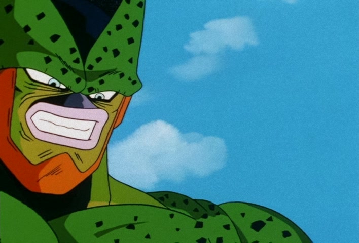 Dragon Ball Z Ep 156: On Your Knees, Cell! I am Super Vegeta!! @ 04:10
