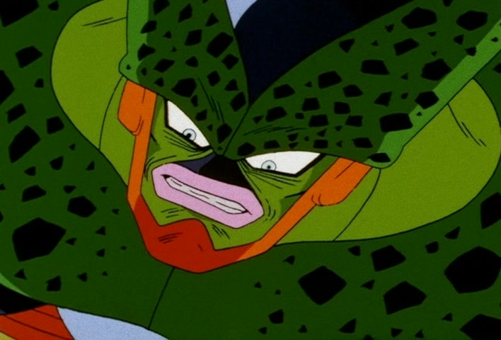 Dragon Ball Z Ep 156: On Your Knees, Cell! I am Super Vegeta!! @ 04:28