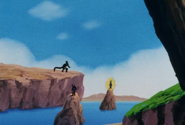 Dragon Ball Z Ep 156: On Your Knees, Cell! I am Super Vegeta!! @ 05:56