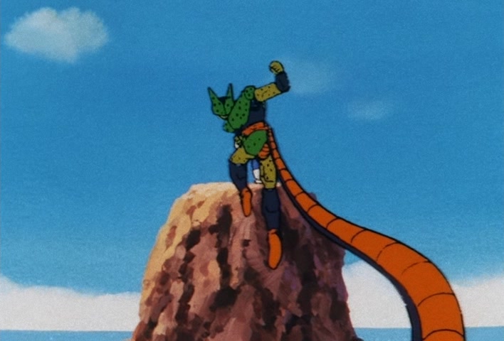 Dragon Ball Z Ep 156: On Your Knees, Cell! I am Super Vegeta!! @ 06:25