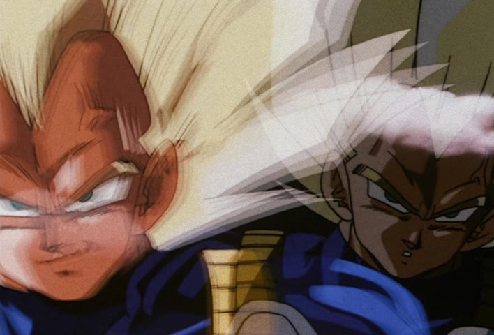 Dragon Ball Z Ep 156: On Your Knees, Cell! I am Super Vegeta!! @ 06:54