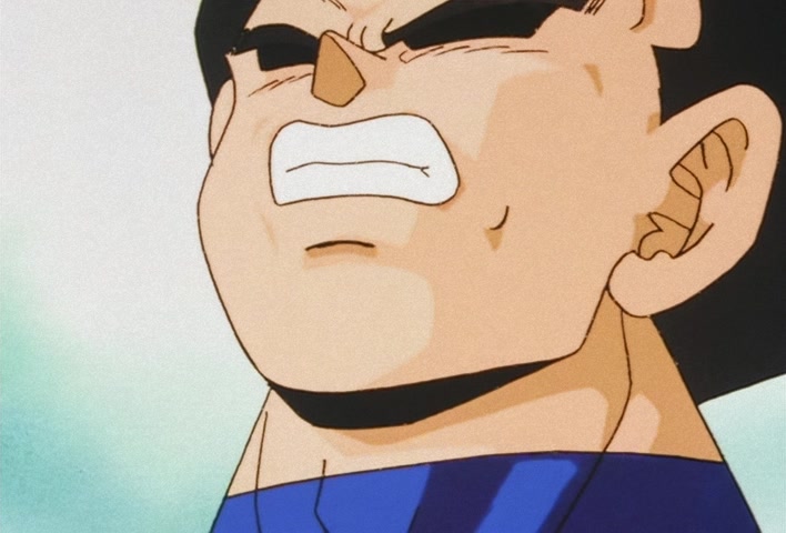 Dragon Ball Z Ep 156: On Your Knees, Cell! I am Super Vegeta!! @ 09:26