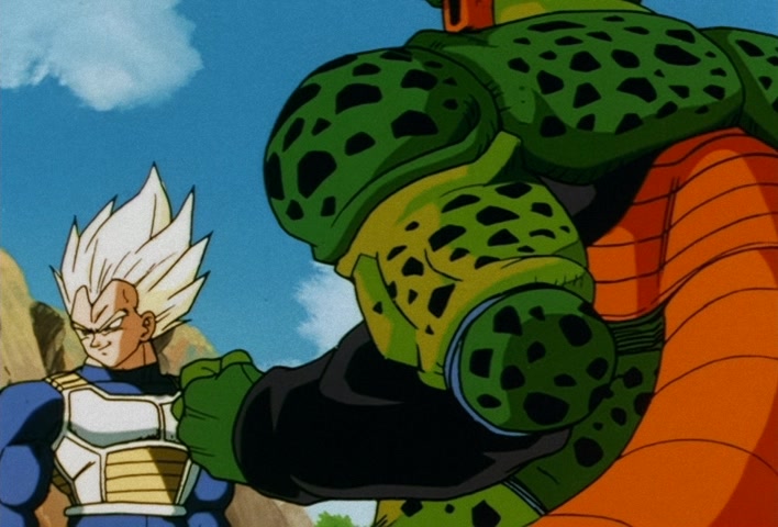 Dragon Ball Z Ep 157: Dangerous Pride!! A Challenge to Cell's Perfect Form @ 03:53