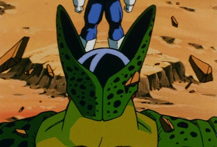 Dragon Ball Z Ep 157: Dangerous Pride!! A Challenge to Cell's Perfect Form @ 04:16