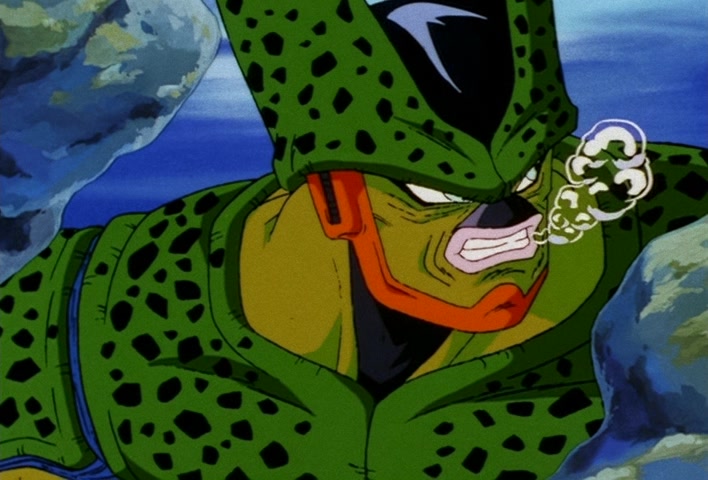 Dragon Ball Z Ep 157: Dangerous Pride!! A Challenge to Cell's Perfect Form @ 18:29
