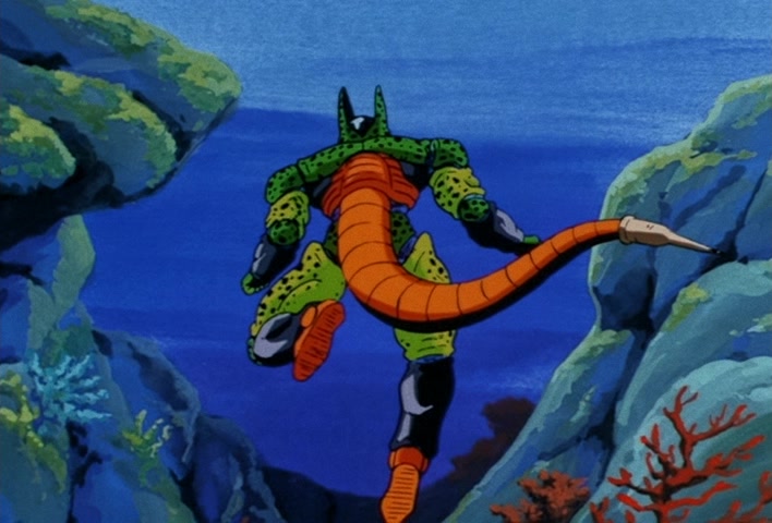 Dragon Ball Z Ep 157: Dangerous Pride!! A Challenge to Cell's Perfect Form @ 18:35