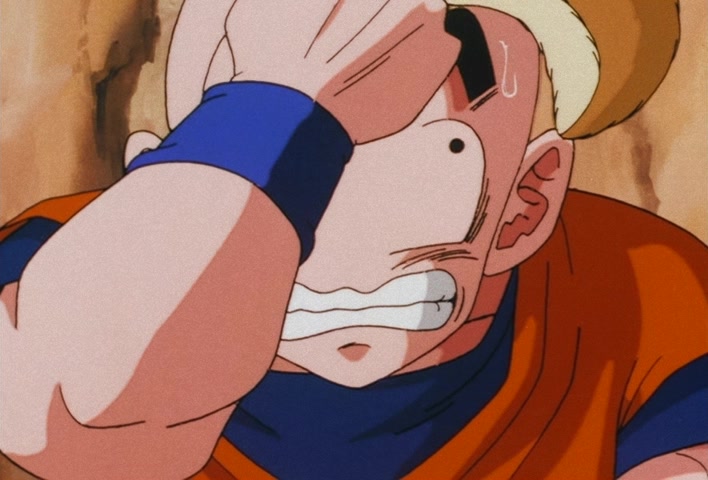 Dragon Ball Z Ep 158: I'm So Distraught!! Kuririn's Handiwork in Destroying No. 18 @ 10:01