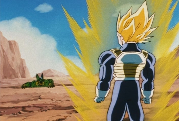 Dragon Ball Z Ep 158: I'm So Distraught!! Kuririn's Handiwork in Destroying No. 18 @ 10:25