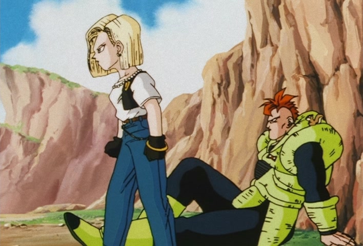 Dragon Ball Z Ep 158: I'm So Distraught!! Kuririn's Handiwork in Destroying No. 18 @ 12:51