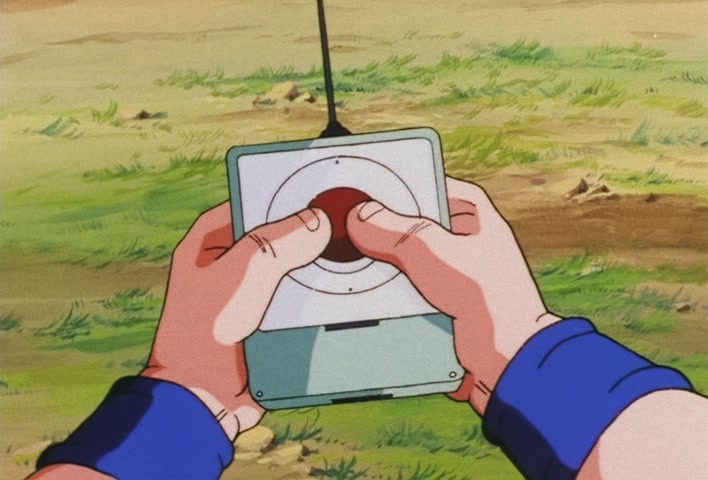 Dragon Ball Z Ep 158: I'm So Distraught!! Kuririn's Handiwork in Destroying No. 18 @ 13:14