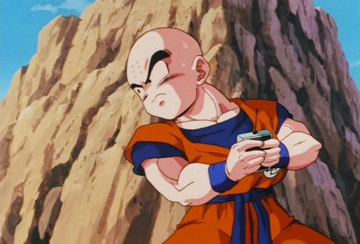 Dragon Ball Z Ep 158: I'm So Distraught!! Kuririn's Handiwork in Destroying No. 18 @ 13:38