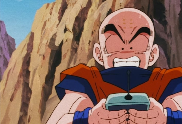 Dragon Ball Z Ep 158: I'm So Distraught!! Kuririn's Handiwork in Destroying No. 18 @ 14:24