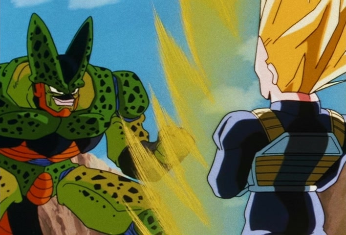Dragon Ball Z Ep 159: A Shock to the Entire Universe!! Cell, A Spectacular Evolution Toward His Perfect Form @ 02:19