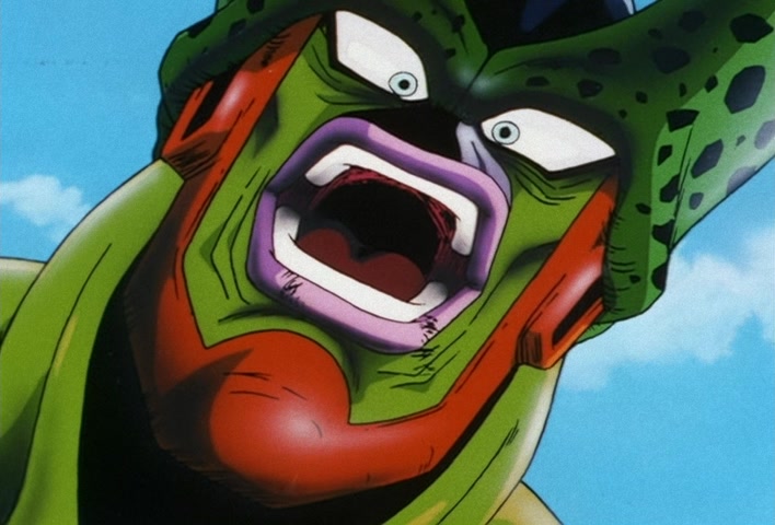 Dragon Ball Z Ep 159: A Shock to the Entire Universe!! Cell, A Spectacular Evolution Toward His Perfect Form @ 03:24