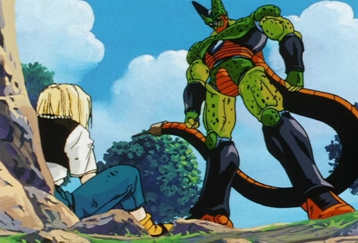 Dragon Ball Z Ep 159: A Shock to the Entire Universe!! Cell, A Spectacular Evolution Toward His Perfect Form @ 10:42