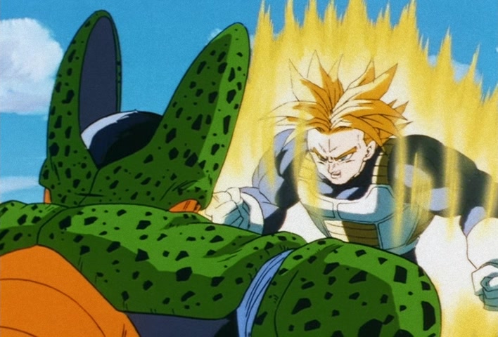 Dragon Ball Z Ep 159: A Shock to the Entire Universe!! Cell, A Spectacular Evolution Toward His Perfect Form @ 15:11